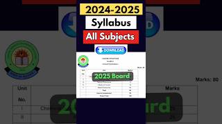 CBSE Syllabus 202425 class 10  All Subjects  CBSE Board Exam 2025 cbsesyllabus cbseclass10exam [upl. by Shelagh]