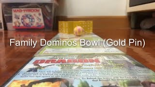 GutterballGolden Domino Pin Bowling 自作 [upl. by Asilrahc]