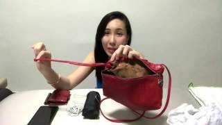 Longchamp Le Pliage Cuir Mini Crossbody Bag 珑骧小羊皮折叠包 [upl. by Orlov]