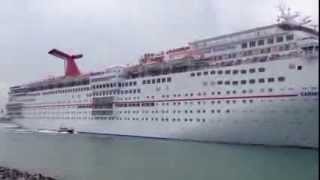 Carnival Sensation Leaving Port Canaveral [upl. by Drofyar]