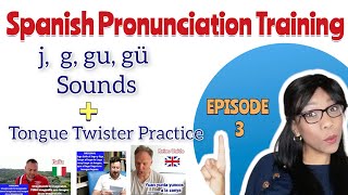 J G GU  GÜ Sounds  Differences and similarities  Tongue Twister Practice [upl. by Luciano683]