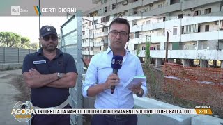 Crollo di Scampia cosa è successo le vittime  Agorà Estate 23072024 [upl. by Navy423]