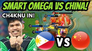 Smart Omega with Ch4knu Faces Off With a Chinese Team In an Exhibition Match Philippines vs China [upl. by Adelaide296]