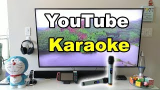 Youtube Karaoke Party Setup Wireless Microphones [upl. by Heyer60]