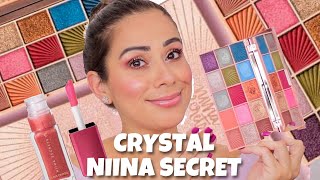 TESTEI Paleta NIINA SECRETS CRYSTAL Eudora [upl. by Ahsikrats]