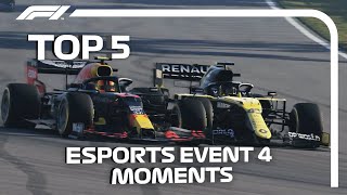 Top 5 Moments  2020 F1 Esports Pro Series Grand Final [upl. by Aymik284]