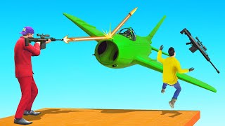 EXTREME RUNNERS vs FLYING ROCKET CARS GTA 5 Funny Moments [upl. by Ahab]