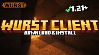 Wurst 1211  How To Get Wurst Hacked Client for Minecraft 1211 2024 [upl. by Nosneh160]