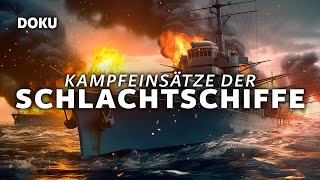 Kampfeinsätze der Schlachtschiffe Geschichte Dokumentation Originalaufnahmen Kriegsmarine [upl. by Eedahs146]