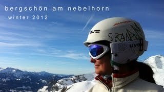 nebelhorn ski impressionen  talabfahrt [upl. by Rem]