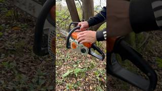 STIHL запуск на холодну [upl. by Buzzell]