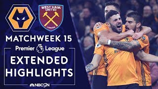 Wolves v West Ham United  PREMIER LEAGUE HIGHLIGHTS  120419  NBC Sports [upl. by Essenaj72]