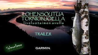 Trailer Lohensoutua Tornionjoella Garmin Liveluotaimen avulla  Tulossa huhtikuussa [upl. by Aihseket]