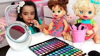 Baby Alive MAQUIAGEM CARNAVAL CARNIVAL MAKEUP com Bia Lobo [upl. by Anitselec]