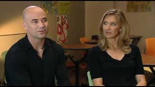 Andre Agassi and Steffi Graf on INSIDE SPORT BBC  PART 1 of 3 [upl. by Fara434]