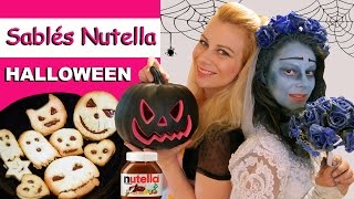 Sablés Nutella HALLOWEEN ♡ Virginie fait sa cuisine 32 [upl. by Nicolle]