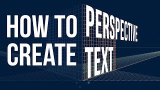 How to Create Perspective Text in Illustrator [upl. by Yak]