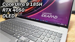 2024 Lenovo IdeaPad Pro 5i Review  Core Ultra 9 185H  RTX 4050 benchmarks [upl. by Eyanaj]