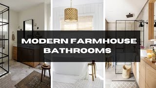 Beautiful Modern Farmhouse Bathrooms  Modern Farmhouse Home Decor  And Then There Was Style [upl. by Alywt870]