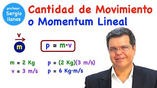 Cantidad de Movimiento o Momentum lineal  linear momentum [upl. by Aligna]