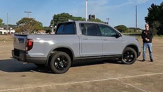 2023 Honda Ridgeline Black Edition  The ULTIMATE Gentlemans Truck [upl. by Nottage]