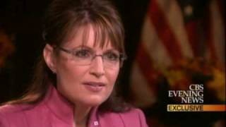 CBS Exclusive Gov Sarah Palin [upl. by Draude]