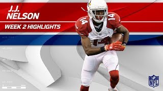 JJ Nelsons Huge Day in Indy  Cardinals vs Colts  NFL Wk 2 Player Highlights [upl. by Enirehtak749]