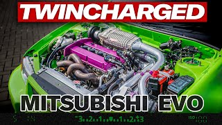 600HP Supercharged amp Turbocharged Mitsubishi EVO 5 How does it work  Capturing Car Culture [upl. by Gnex]