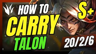 TALON JUNGLE S14  HOW TO HARD CARRY Educational [upl. by Jasmine416]