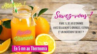 Préparer à lavance ou pas  son jus dorange du matin et le conserver [upl. by Artim137]