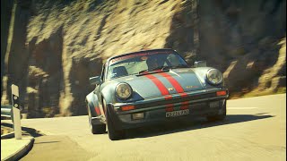 Pure engine sound Porsche 930 Turbo flat out on mountain pass [upl. by Jaynes]