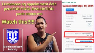 Anong gagawin pag lumampas ng appointment date nyo sa Marina mismo marino vlog seamans vlog [upl. by Tnecniv]