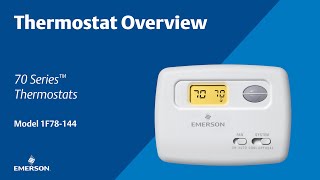 70 Series  1F78144  Thermostat Overview [upl. by Vizzone]