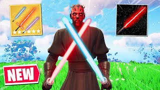 The FORCE LIGHT SABERS ONLY Challenge in Fortnite [upl. by Scholem]