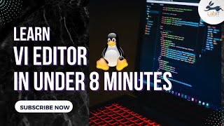 Basics of VI editor in under 8 minutes  Vi editor Tutorial  Linux Tutorial for Beginners [upl. by Eipper931]