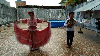 Coreografía de la pollera colorá [upl. by Zeiler]