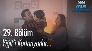 Yiğiti kurtarıyorlar  Sen Anlat Karadeniz 29 Bölüm [upl. by Yrmac]