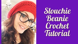 How to Crochet a Slouchy Beanie Easy and Fast [upl. by Nibur]