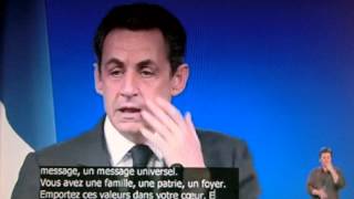 Nicolas Sarkozy parle à la Jeunesse [upl. by Miah]