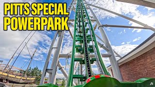 PITTS SPECIAL Infinity Gerstlauer Coaster PowerPark POV [upl. by Virgel]