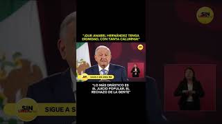 ¡Qué AnabelHernández tenga dignidad con tanta calumnia Lo más drástico es el juicio popular [upl. by Eibocaj919]