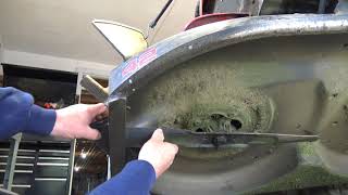 How to remove a stubborn mower blade nut [upl. by Enilehcim]