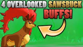 4 Overlooked Sawsbuck Buffs In Pokemon Ultra Sun and Ultra Moon [upl. by Rezzani729]