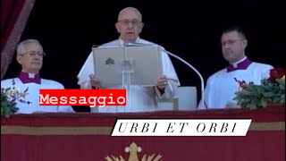 URBI ET ORBI 2022  PAPA FRANCESCO AUGURI di NATALE [upl. by Ot615]