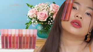 NEW 2021 SON 3CE BLUR WATER TINT COLLECTION REVIEW VÀ SWATCHES [upl. by Notxarb]