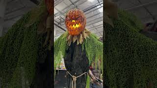 Costco Animatronic Halloween 2024 Pumpkin Scarecrow [upl. by Ynattirb12]