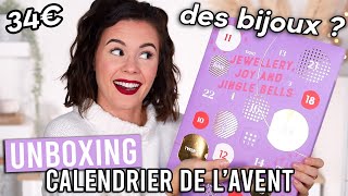 UNBOXING  un calendrier de lavent BIJOUX à 34€ [upl. by Eidac848]