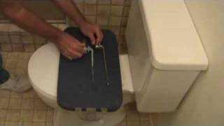 How to replace a toilet handle Removing the toilet handle [upl. by Aciretahs]