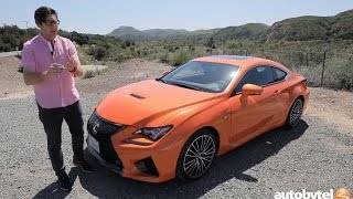 2017 Lexus RC F Test Drive Video Review [upl. by Otreblide]