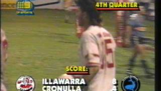 Illawarra Steelers V Cronulla Sharks 1992 [upl. by Ylram126]